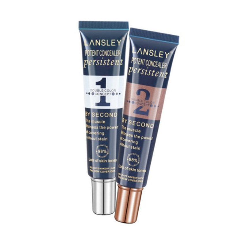 Two-tone Concealer To Cover Acne Marks And Foundation 2-in-1