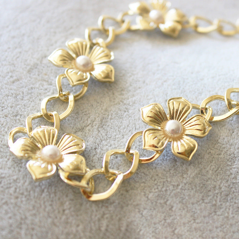 Pearl Flower Headband