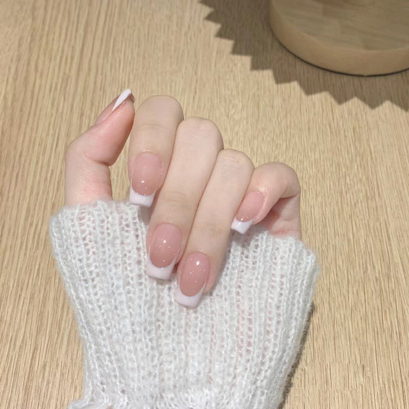 Wear Armor Simple And Short Gradient Nail Tips