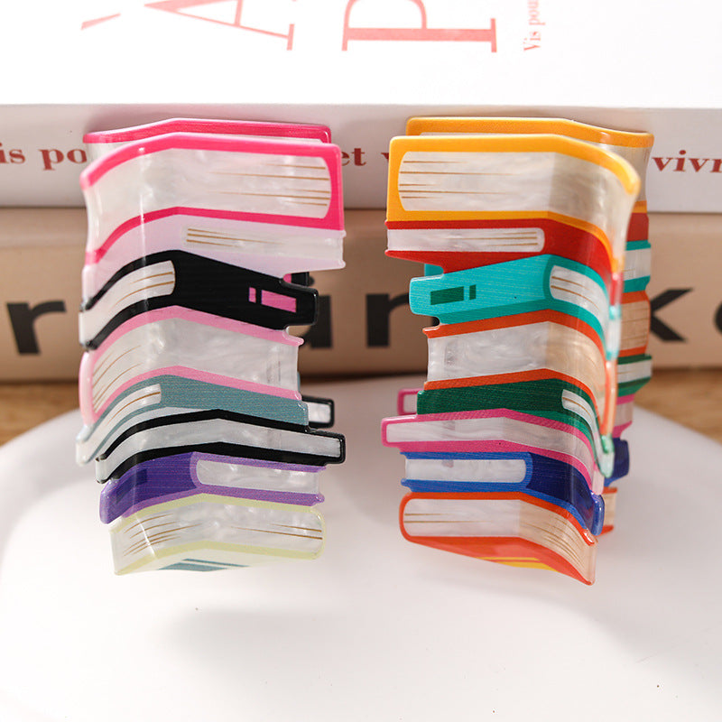Women's Niche Acrylic Book Barrettes