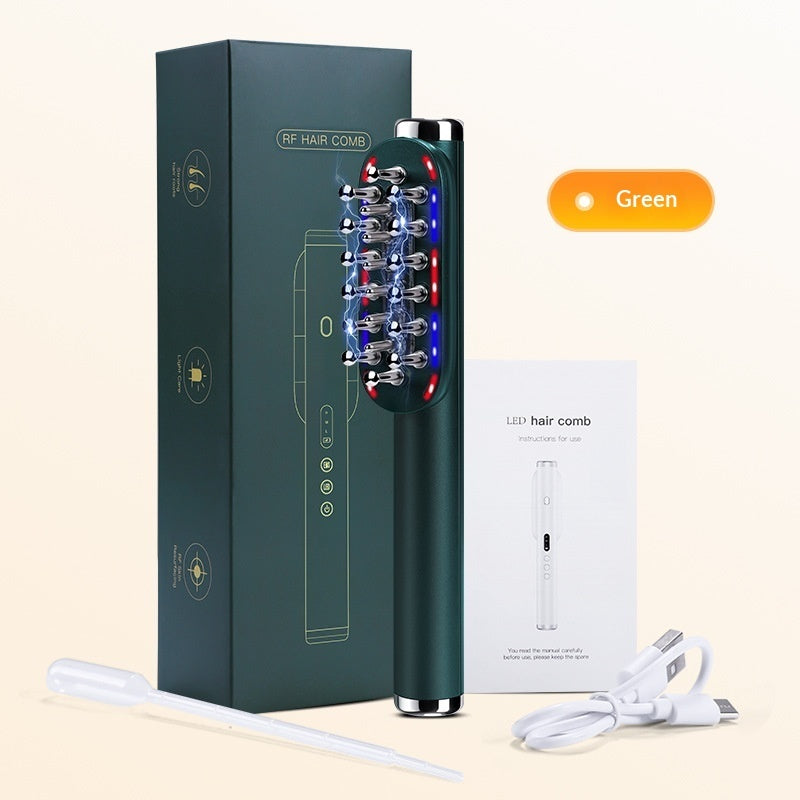 Radio Frequency Hair Care Comb EMS Microcurrent Electric Massage Comb