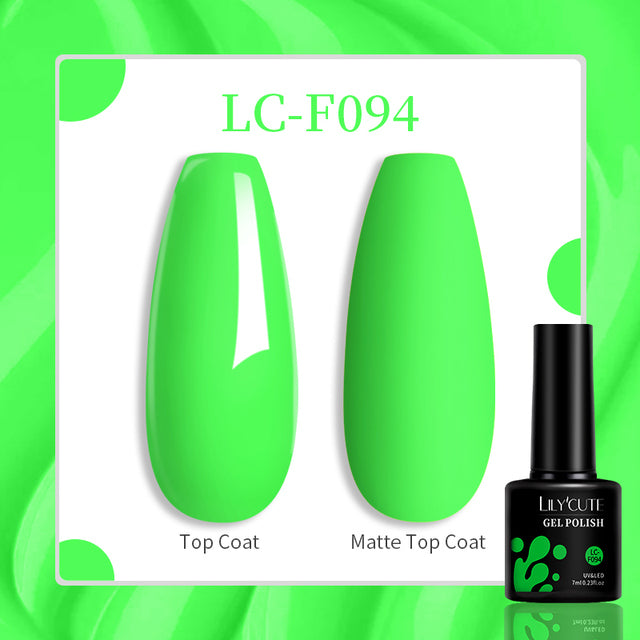 Lilycute 7ML Nail Gel Polish Summer Neon Gel Polish