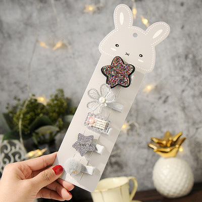 Children's small hairpin crown tiara hair accessories set
