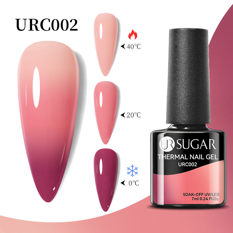 UR Sugar Autumn And Winter New Temperature Change UV Polish Cold And Warm Gradient Nail Glue