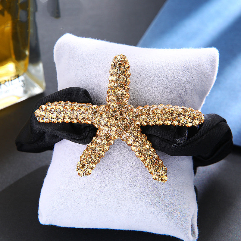 Starfish diamond hairpin