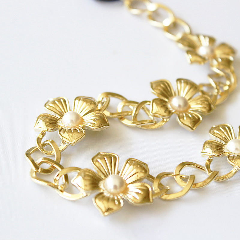 Pearl Flower Headband
