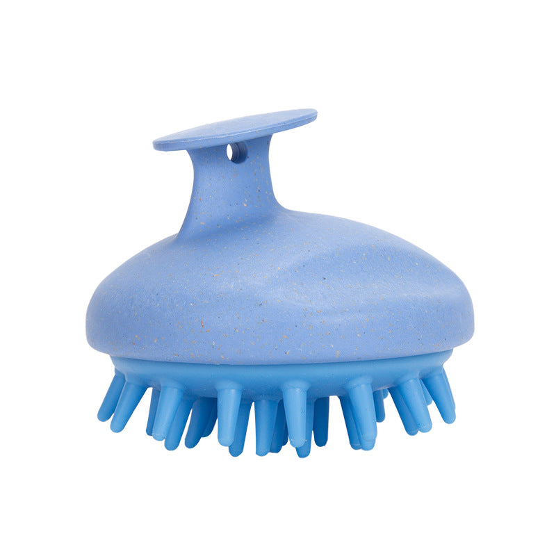 Wheat Straw Shampoo Brush Silicone
