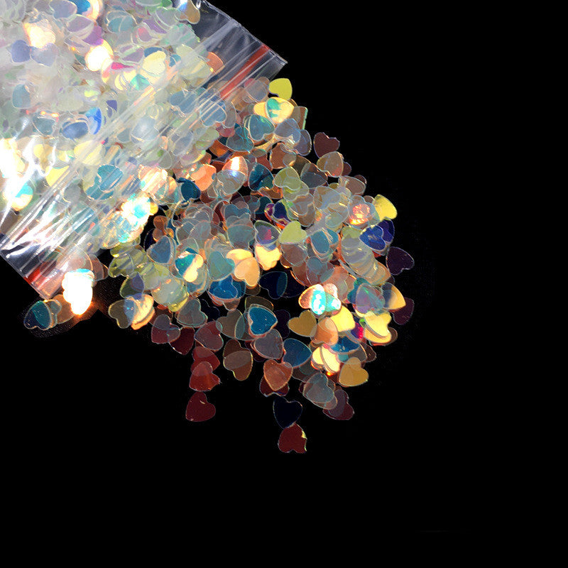 Fashion Blonde Symphony Epoxy Material Nail Glitter