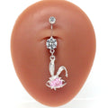 Women's Fashion Rabbit Bellybutton Nail