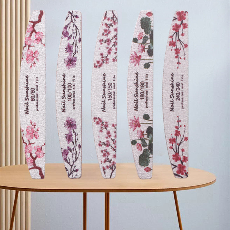 Nail Sunshine Printed Sand Flower Washing Series Nail File