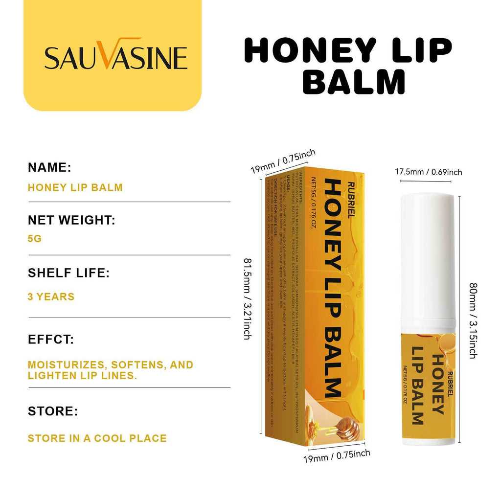 RUBRIEL Honey Lip Balm 5G Nourishing And Hydrating