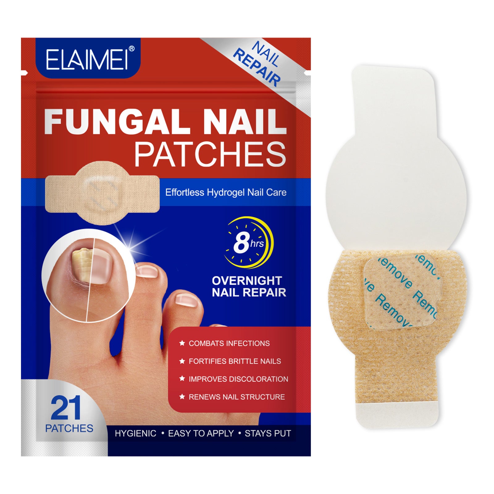 Elaimei Nail Antibacterial Patch Strengthening Health Patch