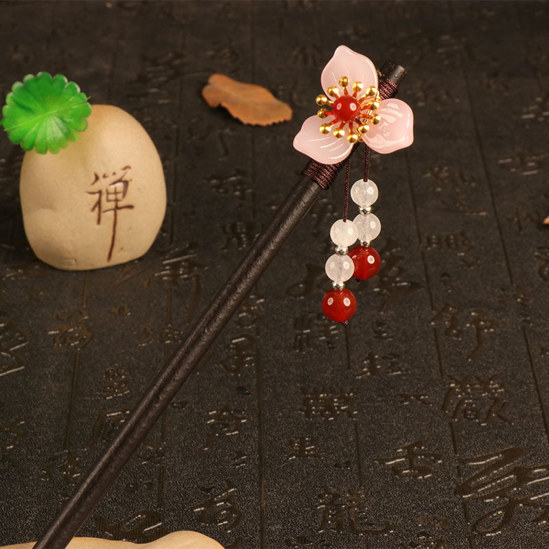 Women's Ancient Costume Tassel Hairpin Metal Headgear