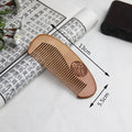 Natural mahogany comb