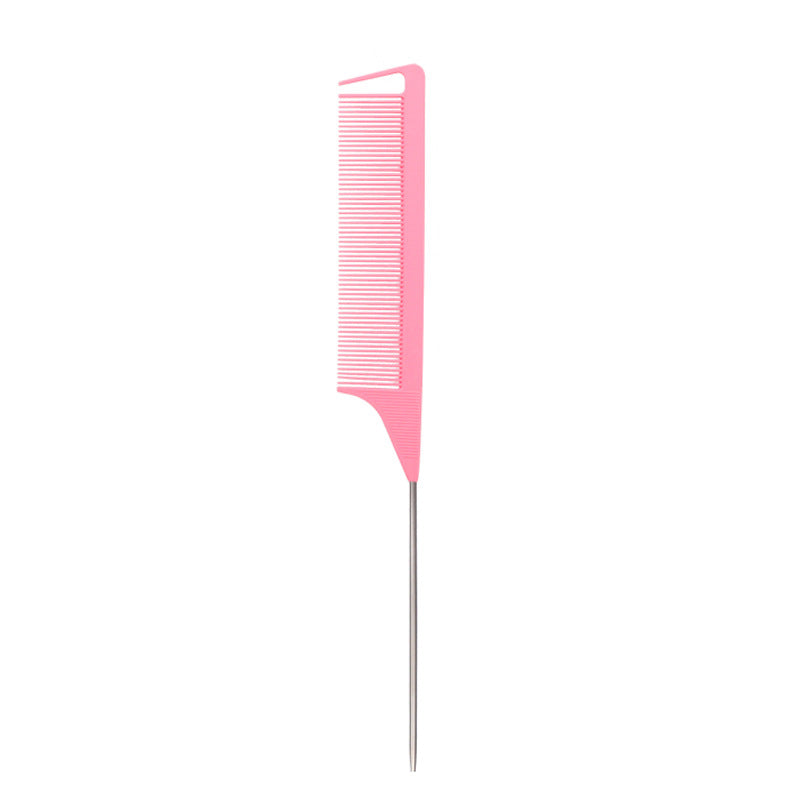 Metal Handle Updo Steel Needle Tail Comb