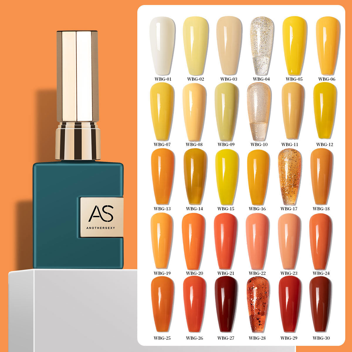 AS Yellow Nail Oil Gel New Whitening Nail Shop Special Set