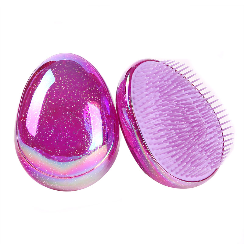 Egg hair combing straight hair comb