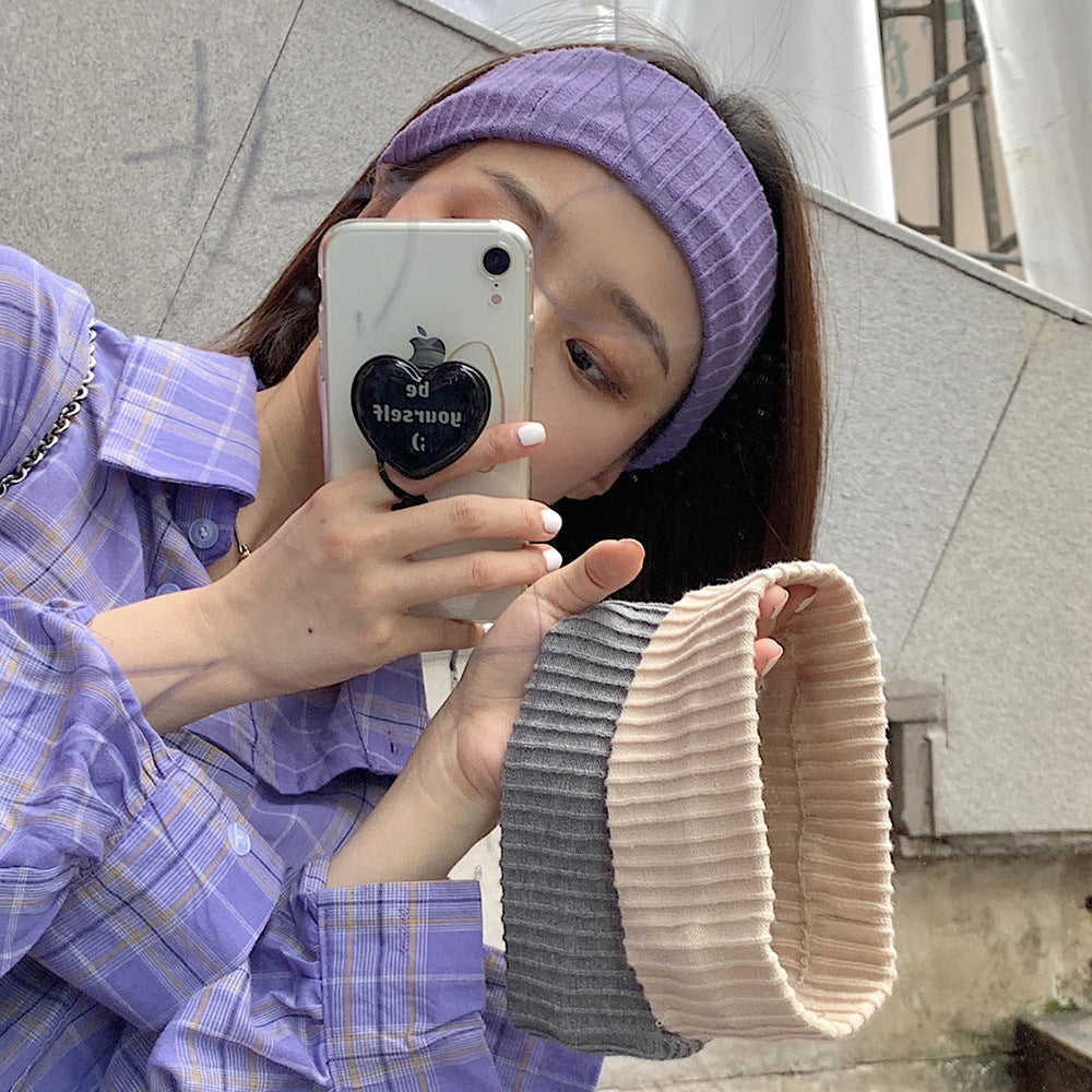 Elastic Vertical Knitting Wool Headband