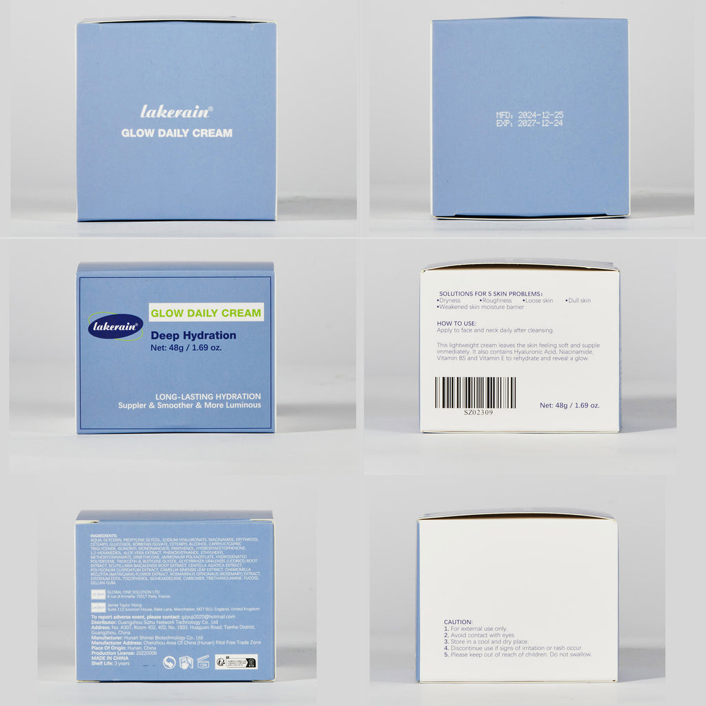 Glossy Daily Cream Face Dry Peeling Moisturizing