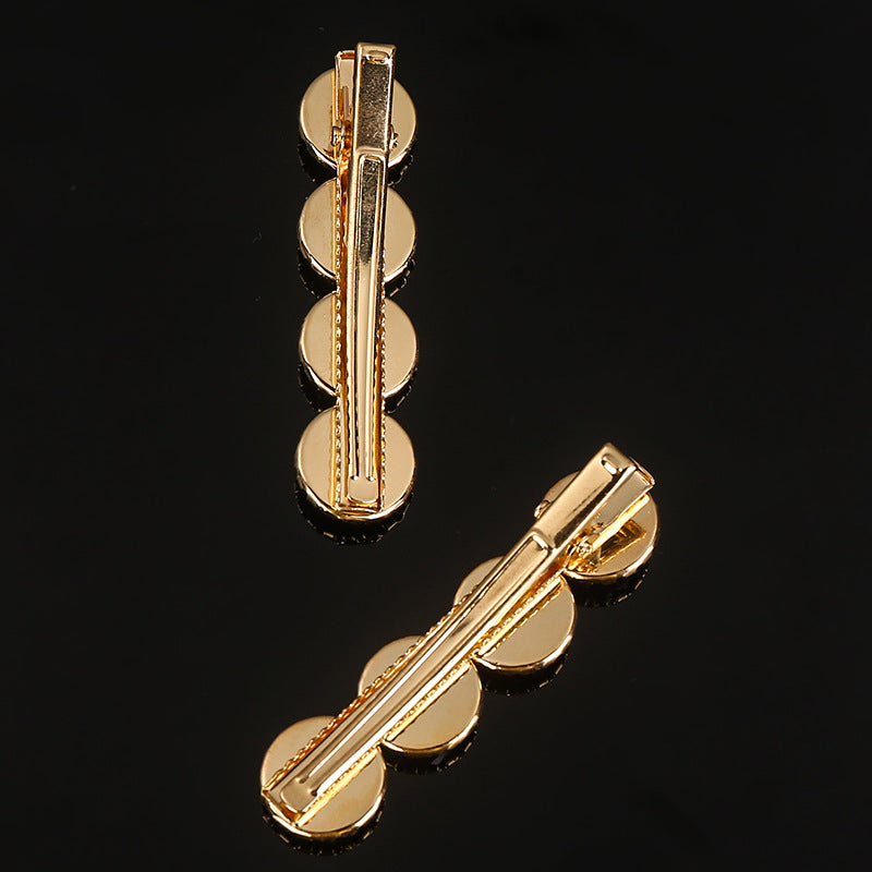 Rhinestone alloy word clip