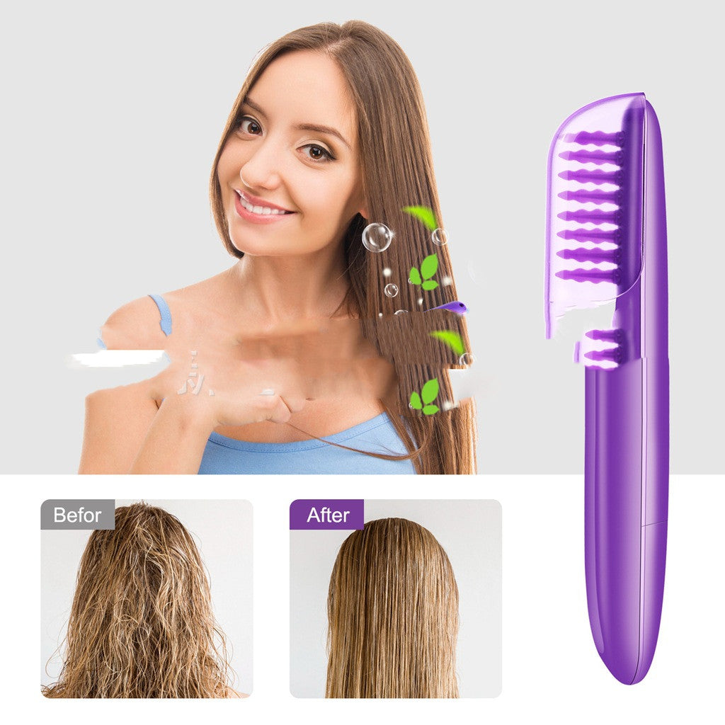 Electric Hair Comb, Rotating Comb For Wet And Dry Hair