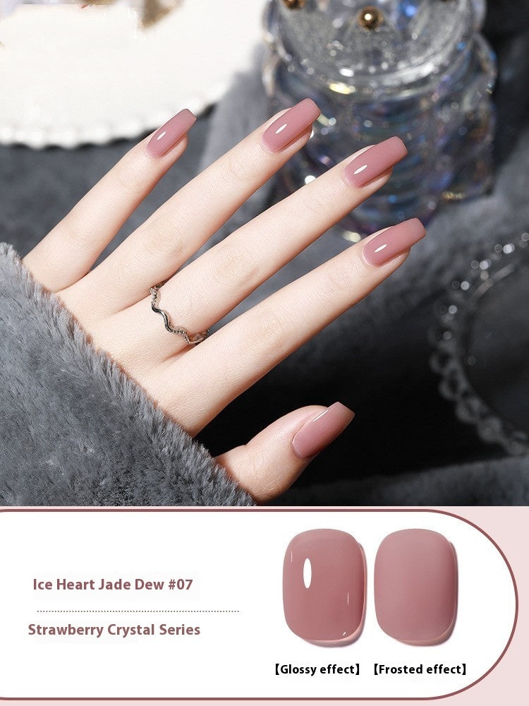 Annies Ice Transparent Nude Color Gel Nail Polish All-match
