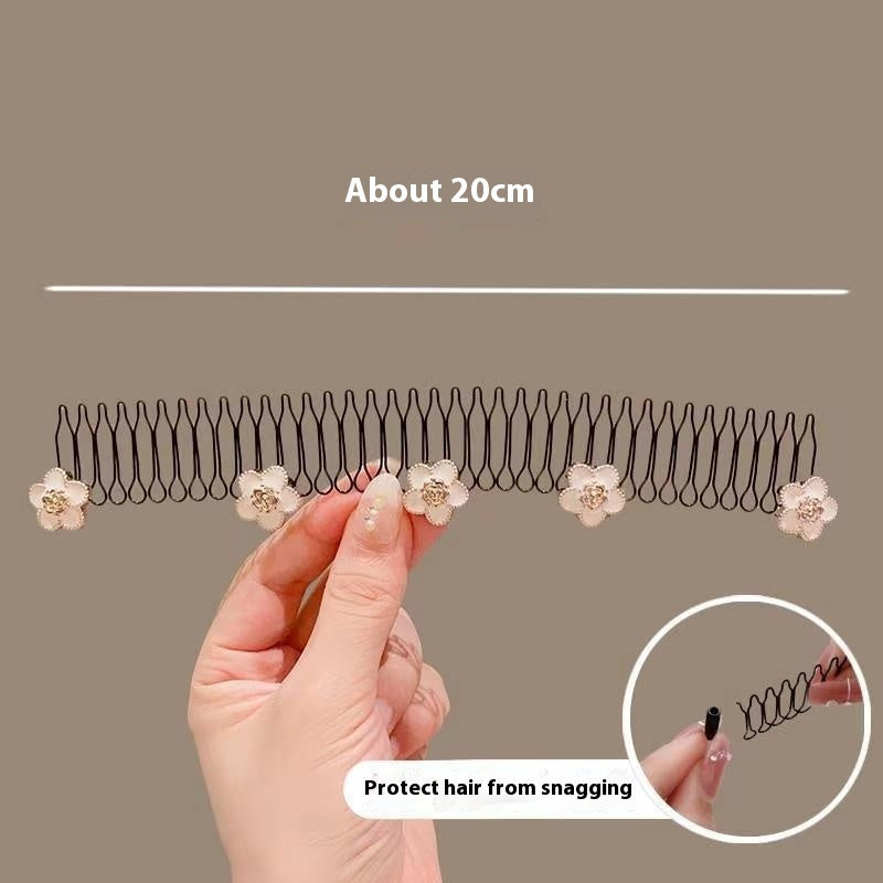 Back Head Invisible Inverted Hair Comb Forehead Hair Band
