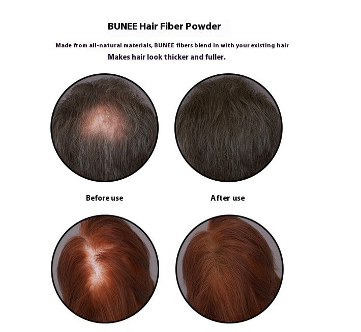 Bunee Plant Bagged Dense Hair Fiber 25g Disposable Hair Powder
