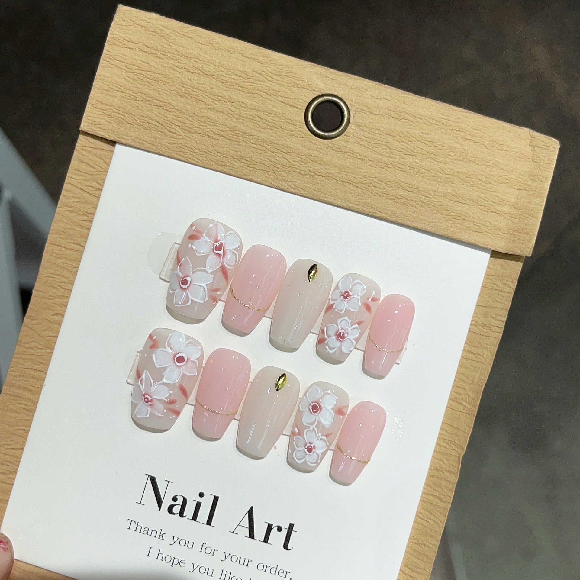 Handmade Nail Art Stickers To Create A Refined Complexion-enhancing And Elegant Look