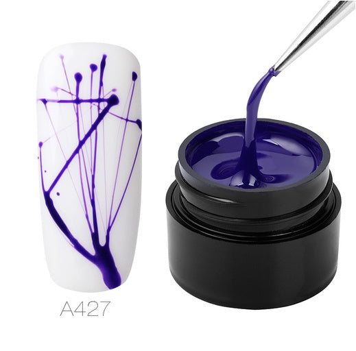 Rosalind spider nail gel Carved nail polish