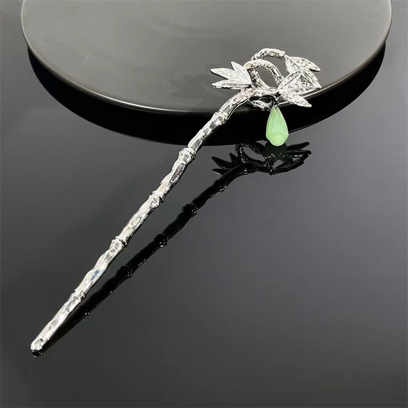 Jade Tassel Hairpin Female Niche Design