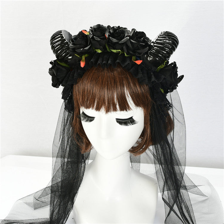 Beautiful girl loli creative hair accessories headband