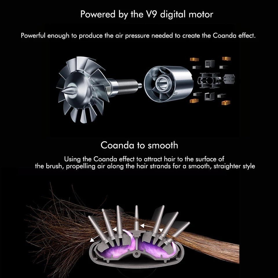 Multifunctional Five-in-one Automatic Curler Straight Comb Hair Dryer