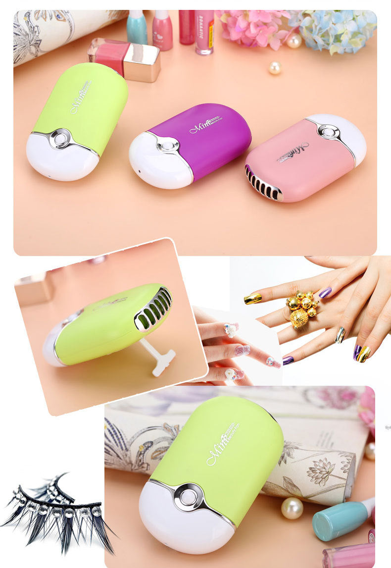 Mint Nail blow dryer mini fan
