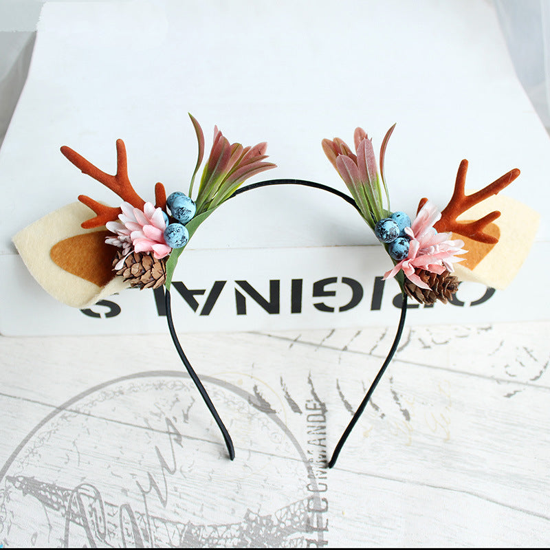 New Christmas Children's Headband Elk Headdress