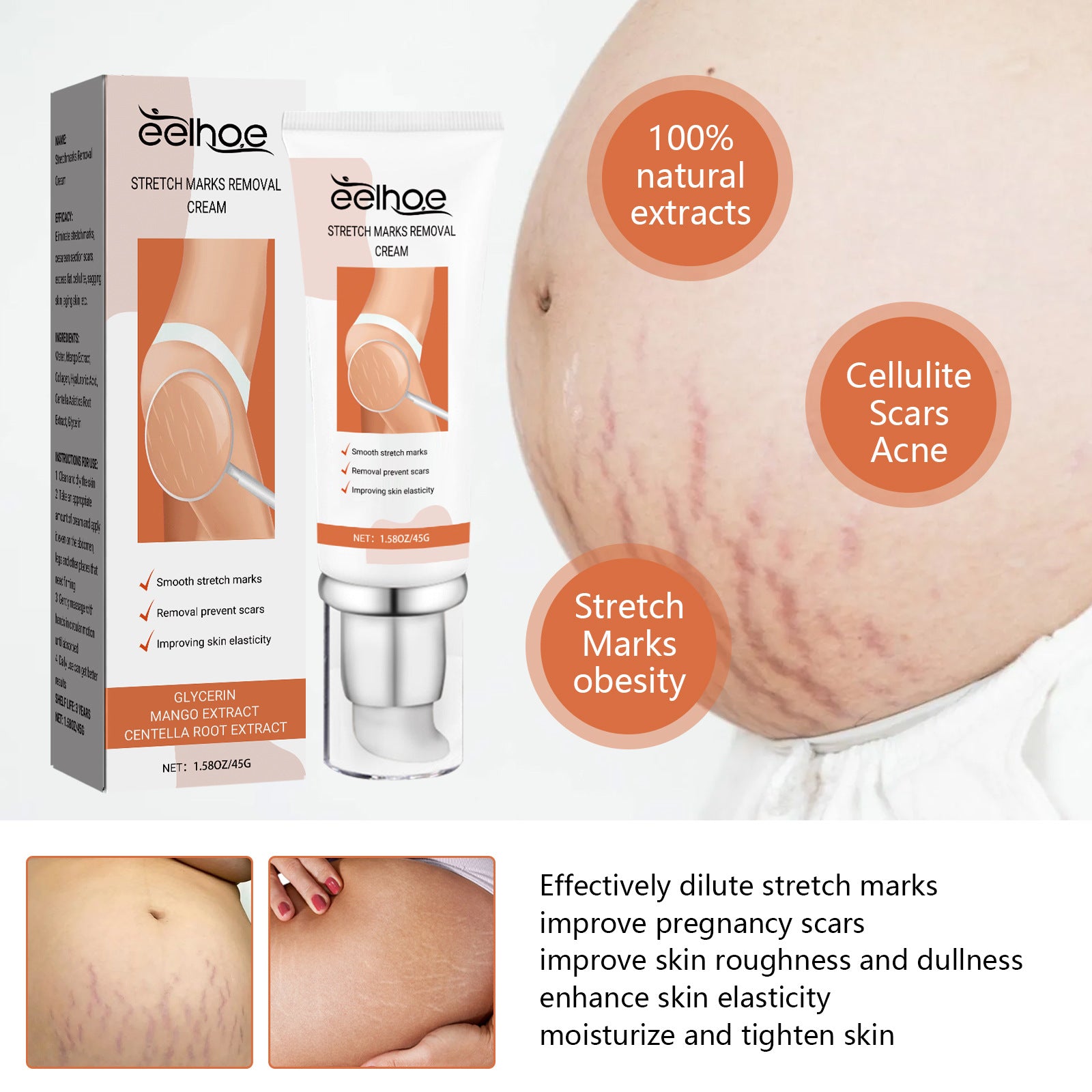 Scar Repair Smooth Skin Rejuvenation Neck Cream
