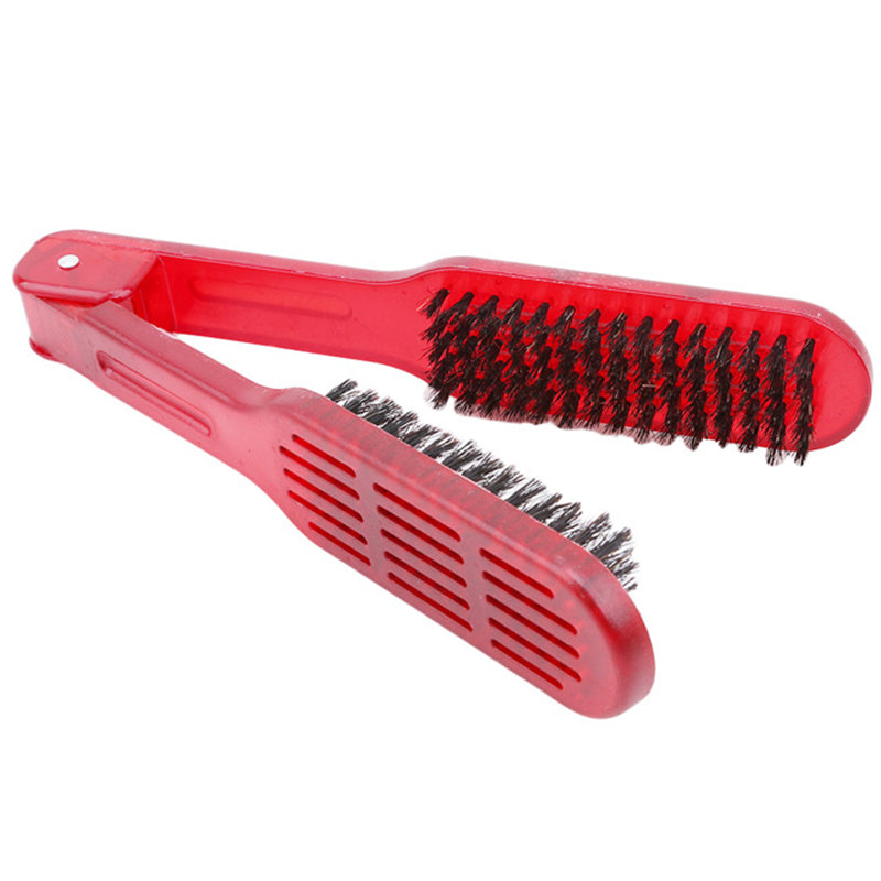 V-type Anti-static Comb Plastic Comb With Pig's Mane
