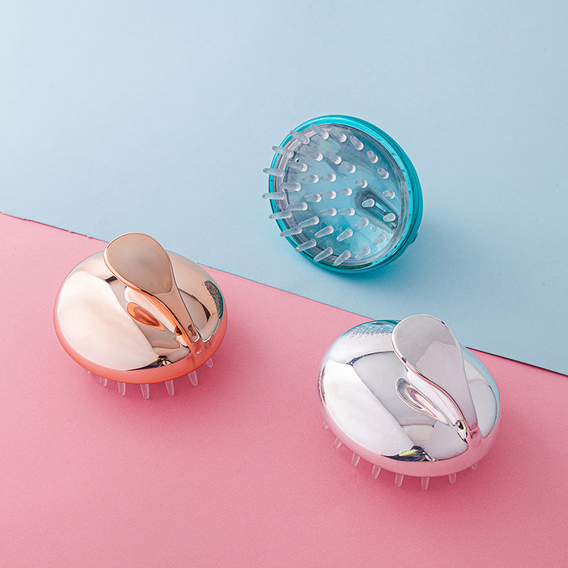 Silicone shampoo brush