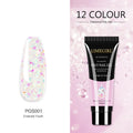 LimeGirl Nail Art Glitter Powder Extension Glue Painless And Quick Extension Glitter Crystal Extension Glue