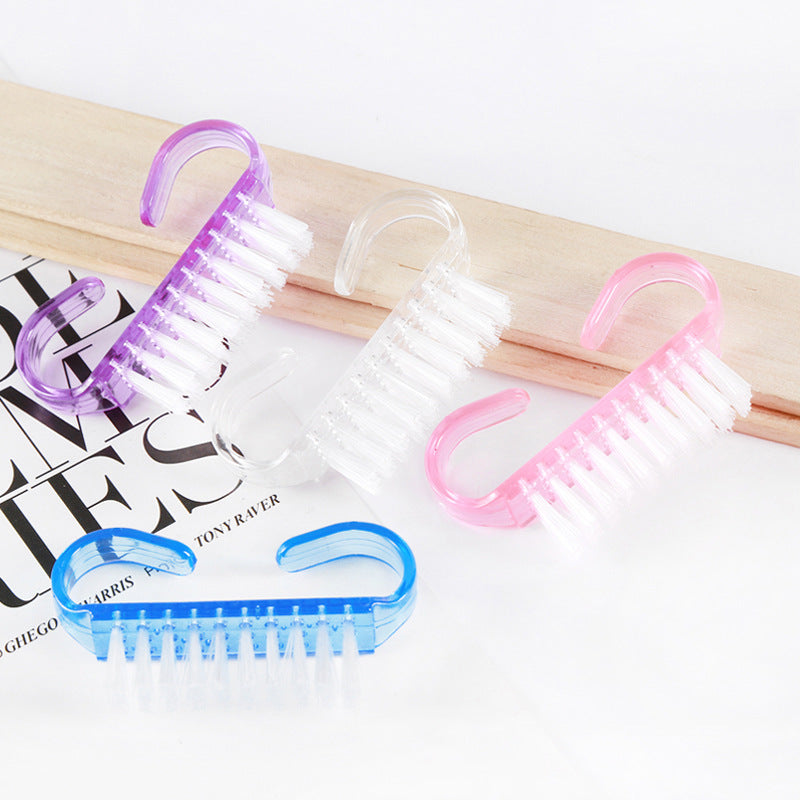 10 Pieces Nail Cleaning Clean Brush Hot sales Tool File Manicure Pedicure Soft Remove Dust Small Angle Clear Tools Sets