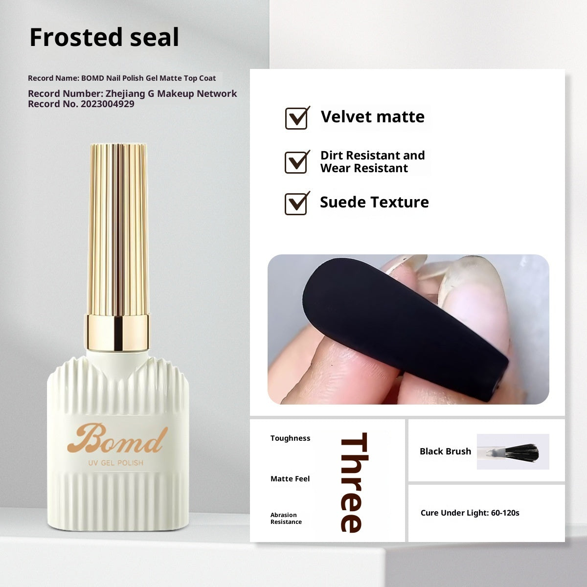 Bomd Construction Of Nail Polish Adhesive By Smudging Of Primer And Seal Coat