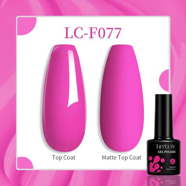 Lilycute 7ML Nail Gel Polish Summer Neon Gel Polish