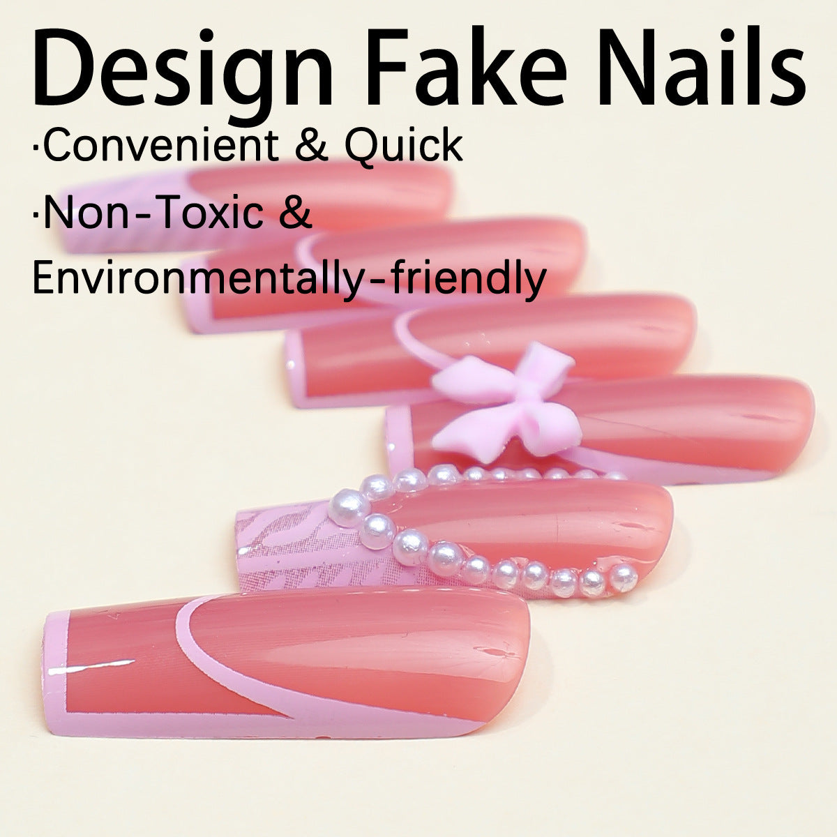 Lengthened Water Pipe Wear Nail Bow Pearl