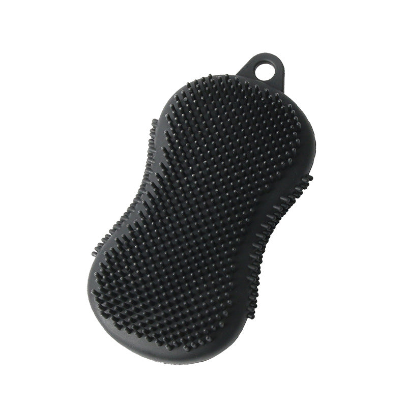Multifunctional Double-sided Silicone Shampoo And Bath Brush