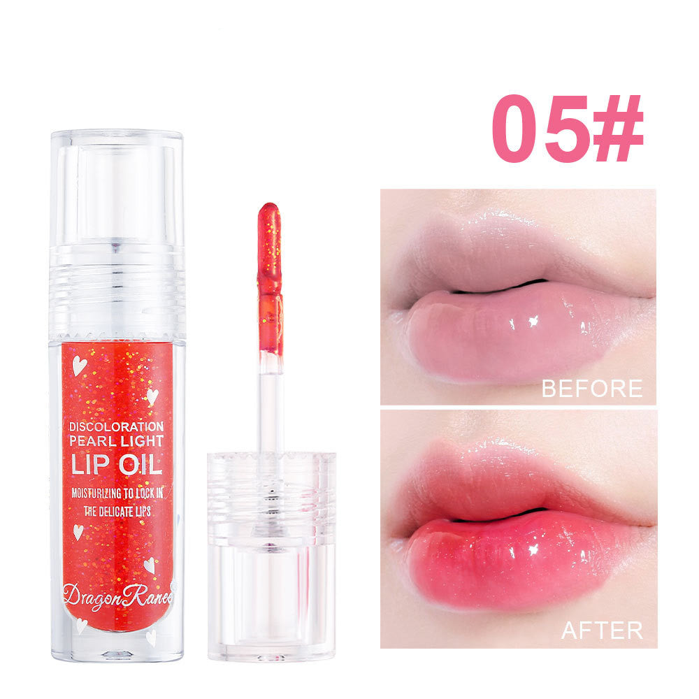 Ice Transparent With Thin And Glittering Pearlescent Moisturizing Lipstick