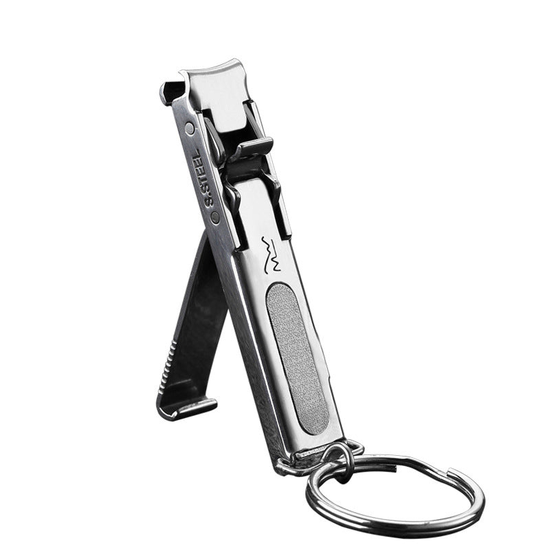 Single Stainless Steel Folding Nail Clipper