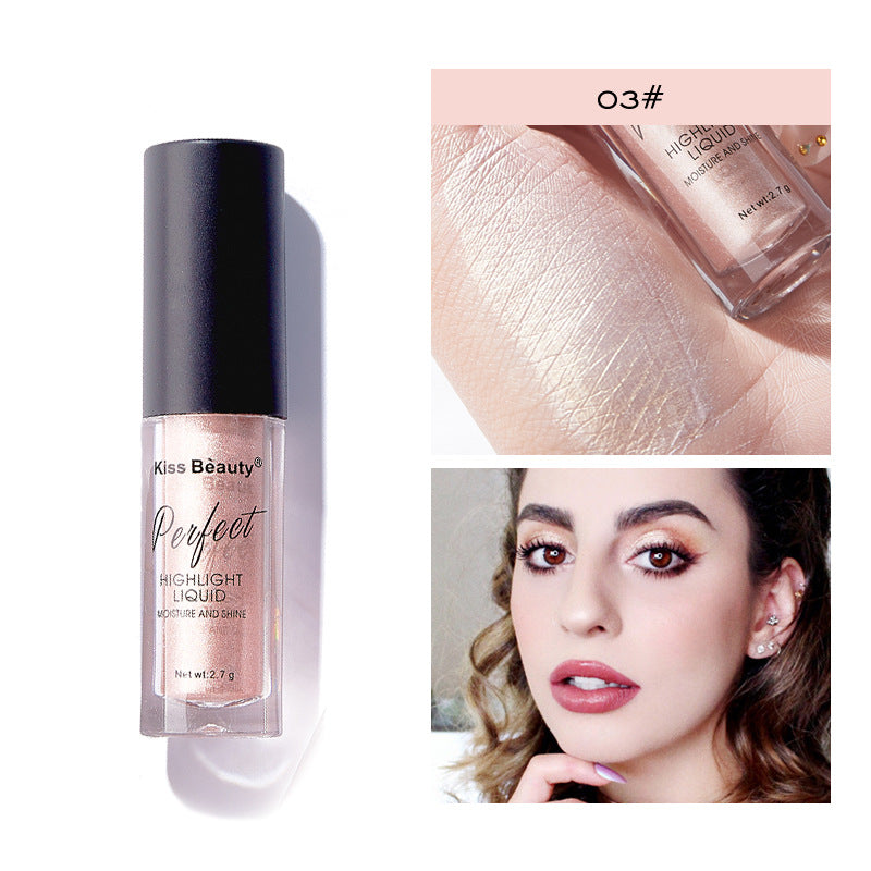 High Gloss Lying Silkworm Brightening Liquid Foundation Concealer For A Long Time
