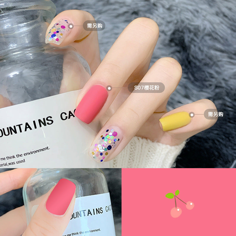 Maxfine Water-based Matte Nail Polish Autumn And Winter Color Matte Matte Texture