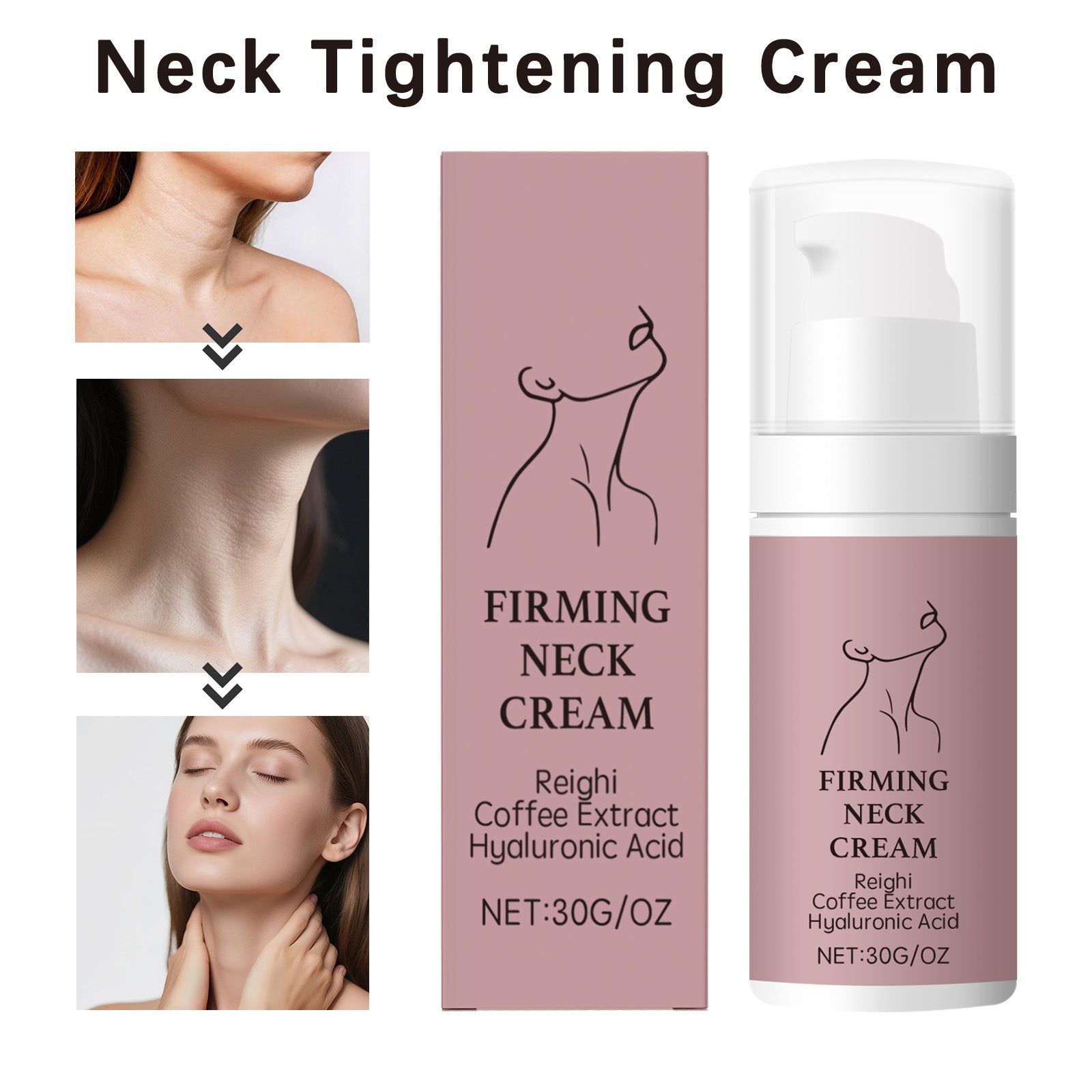 Coffee Extract Mild Nourishing Moisturizing Massage Neck Cream