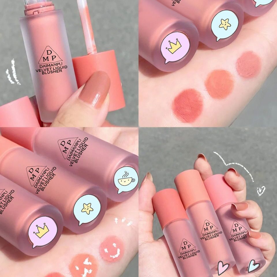 Diamanpu Liquid Blush Natural Brightening Complexion Nude Makeup Rouge Eyeshadow